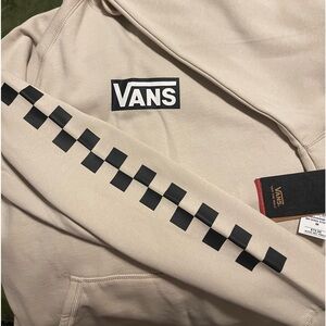 NWT Men’s Vans Brown/Tan Medium Pullover (red Vans shirt free) #vans